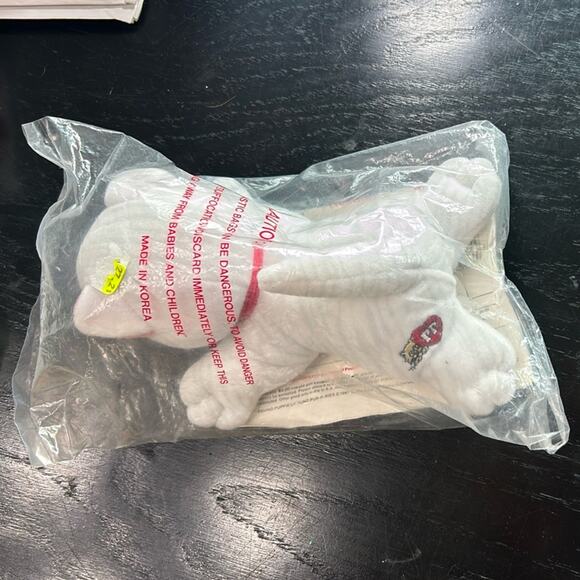 Tonka Pound Pur-r-ries- white gray striped pink cat 80s toys original bag - Picture 1 of 9